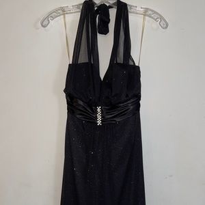 Speeckless Black Glitter Party Dress